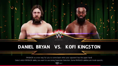 Daniel Bryan vs Kofi Kingston (WWE 2K19)