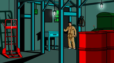 Enter the dragon animated scene