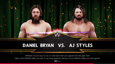 Daniel Bryan vs AJ Styles (WWE 2K19)