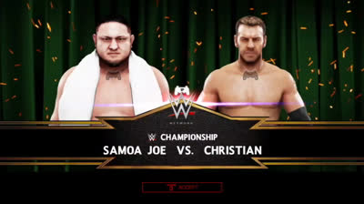 Christian vs Samoa Joe (WWE 2K19)