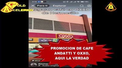 FRAUDE DE CAFE ANDATTI Y OXXO, HOY PRIMERO DE OCTUBRE 2025, @GOLDACELERIUX
