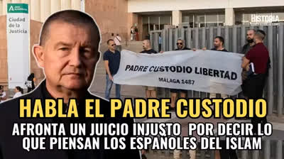 Increíble lo que le hacen al padre Custodio, perseguido por defender a España
