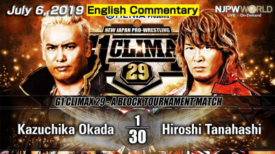 Hiroshi Tanahashi vs. Kazuchika Okada - G1 Climax 29 Night 1 06 July 2019