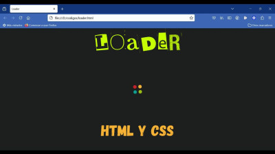 Cómo hacer un loader con HTML y CSS - Web development