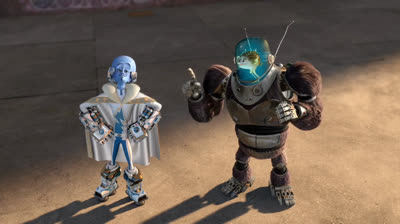 megamente o botão da destruição