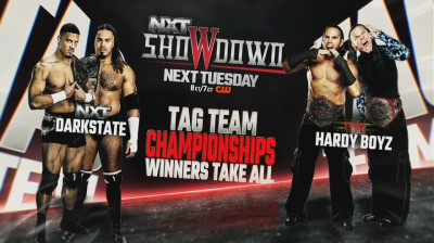 NXT Showdown Oct 07, 2025 - Dark State vs The Hardy Boyz _Title vs Title - Tag Team Championship Match _Winner Takes All