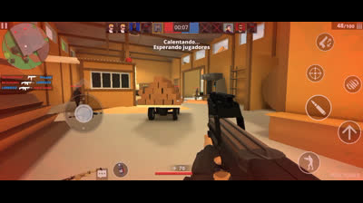 jugando poliwar en mi celular