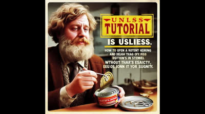 TUTORIAL INUTIL Como abrir una lata de arenque¿