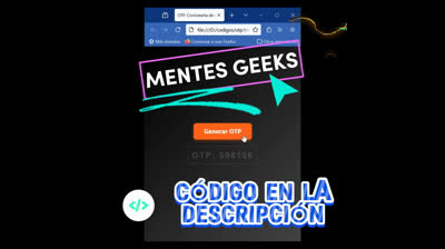 GENERADOR OTP - HTML, CSS y JavaScript