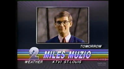 KTVI Channel 2 - Weather Bumper with Miles Muzio (1988)