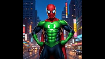 SUPER HOMEM ARANHA VERDE