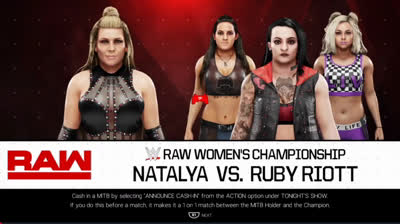 Ruby Riott vs Natalya (WWE 2K19)