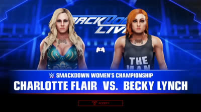 Becky Lynch vs Charlotte Flair (WWE 2K19)