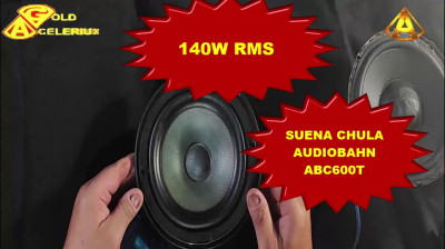 PODEROSA Y FINA @AUDIOBAHN ABC600T, @GOLDACELERIUX