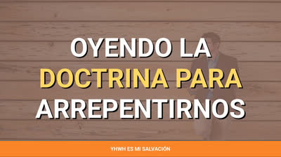 ️Oyendo la doctrina para arrepentirnos | Job 42:5-6