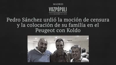 Escuchad el (documental) de la corrupción de Sánchez, S.A.