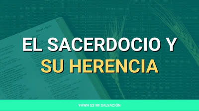️El sacerdocio y su herencia | Números 18:20