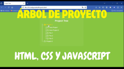 Cómo crear un árbol de proyectos interactivo con HTML, CSS y JavaScript - Web development