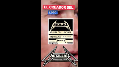 ¿Sabías quién diseñó el icónico logo de Metallica?