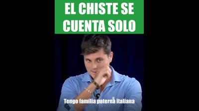 La vergüenza que le da reconocer que no es español !