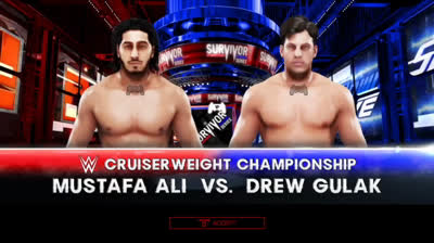 Drew Gulak vs Mustafa Ali (WWE 2K19)