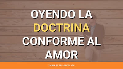 ️Oyendo la doctrina conforme al amor | Marcos 12:29-31