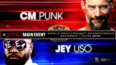 WWE Saturday's Night Main Event _Nov  01, 2025 - CM Punk Vs Jey Uso  _World Heavyweight Championship Match