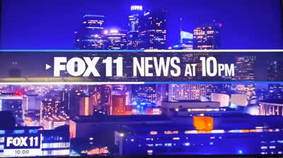 KTTV Fox 11 News 10PM Weekend open - June 10, 2023