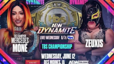 AEW: Mercedes Moné vs Zeukis  (TBS Championship)