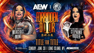 AEW&NJPW: Mercedes Moné vs Stephanie Vaquer   (TBS & NJPW Strong Women's Championship)