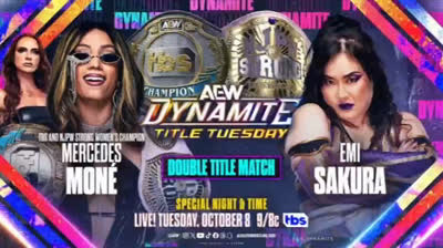 AEW: Mercedes Moné vs Emi Sakura (TBS Championship)