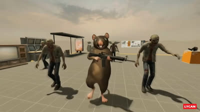 BREAK DANCE con La Ratita Bailarina de Left 4 Dead 2, con varios zombies que siguen sus pasos :)