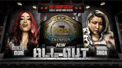 AEW: Mercedes Moné vs Hikaru Shida   (TBS Championship)