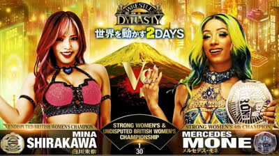 NJPW & AEW: Mercedes Moné vs Mina Shirakawa  (NJPW Strong & RevPro Undisputed British)