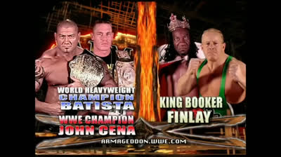 Batista and John Cena Vs King Booker and Finlay