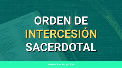 ️Orden de intercesión sacerdotal | Hebreos 7:23-28