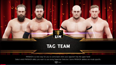 Mustache Mountain vs Fabian Aichner & Marcel Bartel (WWE 2K19)