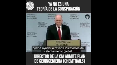 El Director de la CIA ADMITE haber usado CHEMTRAILS, INYECTANDO AERESOLES TÓXICOS en la Estratosfera
