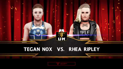 Tegan Nox vs Rhea Ripley (WWE 2K19)