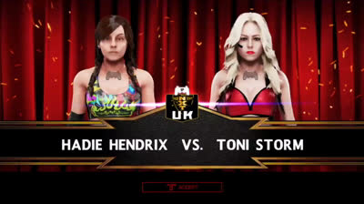 Hadie Hendrix vs Toni Storm (WWE 2K19)