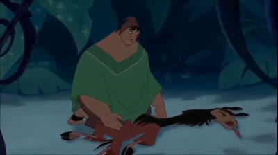 Kuzco Llama Pacha Elmo and Mr farmer