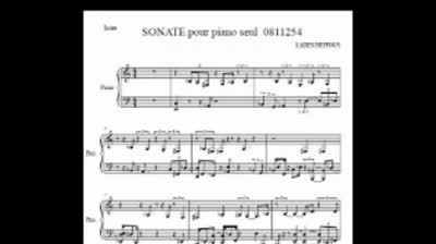 Sonate pour piano seul lades neffous 0811254