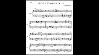 Étude pour orgue lades neffous