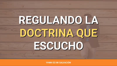 Regulando la doctrina que escucho | Hechos 4:18-20