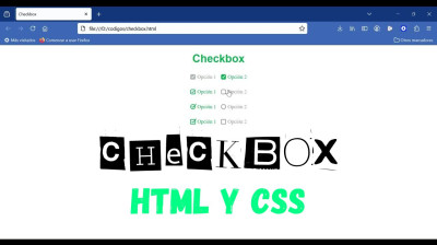 Cómo crear checkboxes personalizados con HTML y CSS - Web development