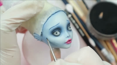 Making EMILY THE CORPSE BRIDE DOLL / HALLOWEEN SPECIAL Monster High Doll Repaint ENTRA A MI CANAL DE YOTUTUBE la casa de la diversión vip
