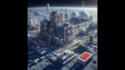 BASE LUNAR CHINA EN LA LUNA