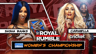 Sasha Banks vs. Carmella - SmackDown Women's Championship Match | Royal Rumble 2021