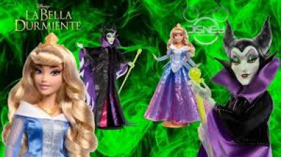 Maléfica y Aurora - Muñecas Barbie de la Bella Durmiente Podrás encontrarlas en la descripción del video