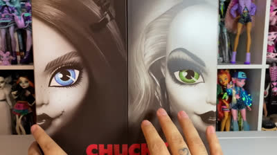 ¡Unboxing de la figura de coleccionista adulta Monster High Skullector Chucky y Tiffany! Podrás encontrarlos en el link del video